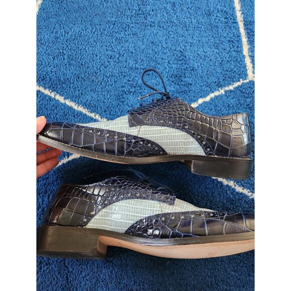 Stacy Adams Men's Gallinari Wingtip Oxford Shoes -8.5 - Picture 7 of 9